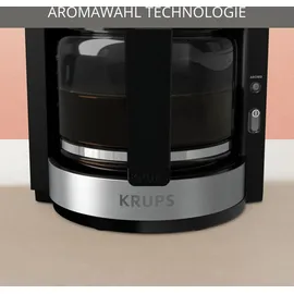 Krups ProAroma Plus KM 321 edelstahl/schwarz