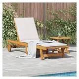 vidaXL Sonnenliege 114 x 67 x 85 cm Braun