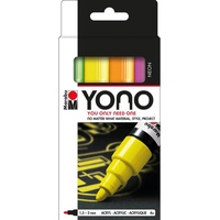 Marabu YONO Acrylmarker Neon 1.5-3mm sortiert, 4er-Set (1240000004000)