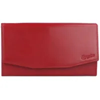 Esquire New Silk Geldbörse Leder 18 cm rot