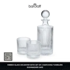 Barcraft Set mit Dekanter und Gläsern, 750 ml, in Geschenkbox