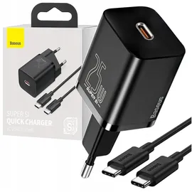 Baseus TZCCSUP-L01 Ladegerät für Mobilgeräte Smartphone Schwarz