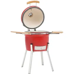 vidaXL Kamado-Grill und Smoker Keramik 81 cm