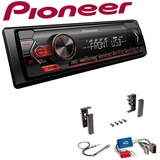 Pioneer 1-DIN Autoradio USB AUX Android Einbauset für Audi A3 ab 1999 schwarz