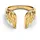 Pandora 164222C00 Ring für Damen Marvel Thor Flügel Goldfarben, 50/15,9