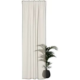 Homing "Faria" Gr. 1, beige, B:140cm H:245cm, Polyester, Gardinen, Fertigschal