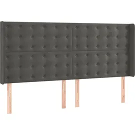 vidaXL Boxspringbett 180 x 200 cm Grau