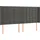 vidaXL Boxspringbett 180 x 200 cm Grau