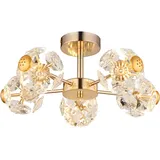 GLOBO LIGHTING Deckenleuchte "FLORIELLA", in Gold