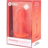 b-Vibe Vibrating Snug Plug 1, 10 cm, orange