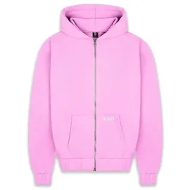 bazix republiq Super Heavy Blank Zip-Hoodie - Pink - M