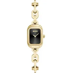 BOSS für Damen. 1502739 Hailey Uhr schwarz (OSFA), Lässig, Armbänder, Rostfreier Stahl