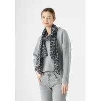 Codello Schal mit eingefassten Abschlüssen, Mittelgrau, 1