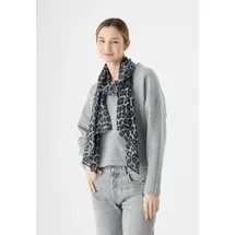 Codello Schal mit eingefassten Abschlüssen, Mittelgrau, 1