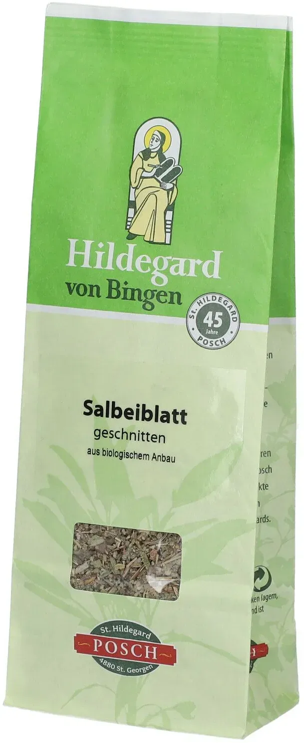 Hildegard von Bingen Salbeiblatt geschnitten