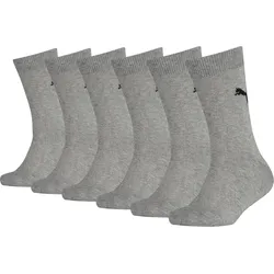 Puma, Jungen, Socken, Lässige Socken, die bequem zu tragen sind, Grau, (6er Pack, 39 - 42)