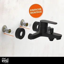 Eisl Wannenfüllarmatur Claudio Schwarz Matt