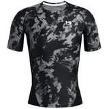 Under Armour Herren Shirt UA HG ISOCHILL PRTD SS, BLACK, M