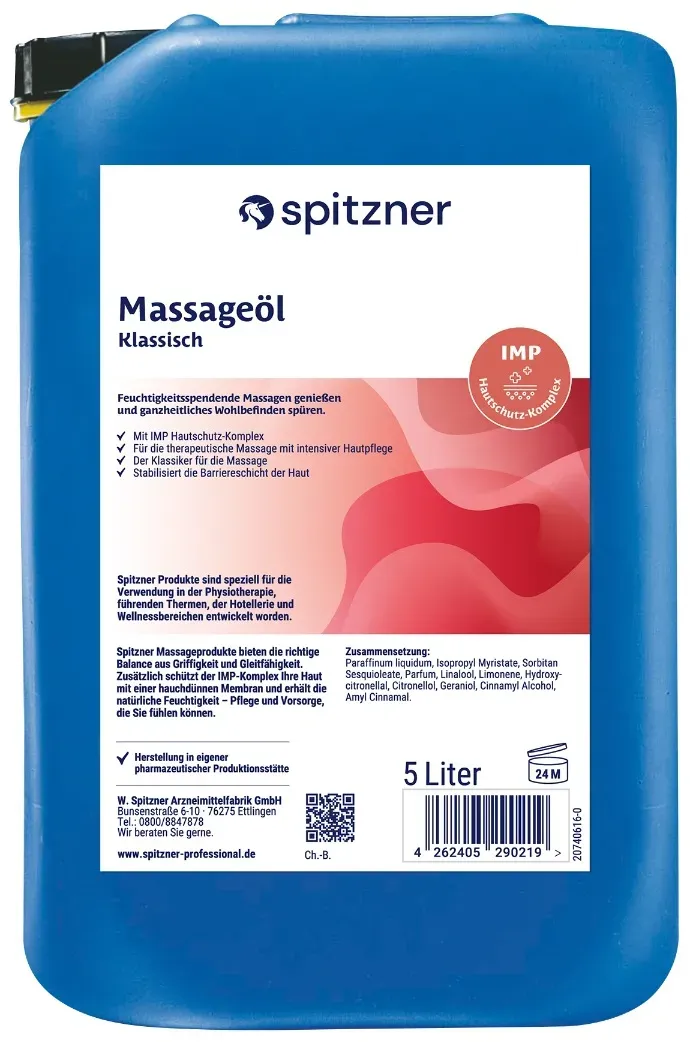 Spitzner Massageöl 5L