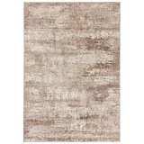 mazovia Abstraktes Vintage Designer Teppich - Kurzflor - Weich Teppich für Wohnzimmer, Esszimmer - ÖKO-TEX Wohnzimmerteppich - Teppiche Beige 140 x 200 cm