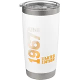 Im Monat Juni 1967 Jahr 1967 Retro 1967 Vintage 1967 Doppelwandiger Edelstahl-Thermobecher