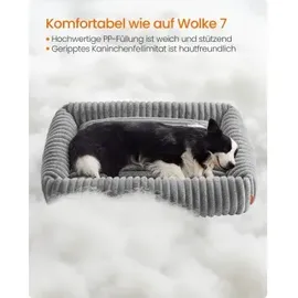Songmics Hundekissen 106 x 75 cm grau