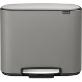 Brabantia Bo Treteimer Mineral Concrete Grey, 11 23 L
