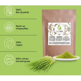 greatvita Bio Gerstengras Pulver 800 g