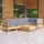 vidaXL Garten-Lounge-Set 6-tlg. grau Kiefernholz