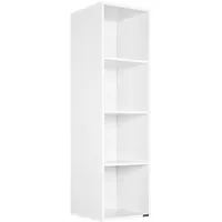CASARIA Bücherregal 106 x 30 x 30 cm Weiß