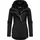 Ragwear Damen Sotfshelljacke Übergangsjacke mit Teddyfleece-Kapuze Yba Intl Black22 Gr. 5XL - 5XL