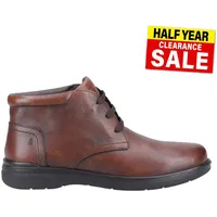 Hush Puppies Malcolm Herren Freizeit Klassisch Leder Modische Stiefel Brown