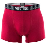 Mustang Herren Boxershorts, Pants, True Denim, Blau/Graumel./Rot S