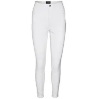 Vero Moda Sophia Soft Skinny Hochtaillierte Jeans Bright White S 32