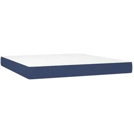vidaXL Taschenfederkernmatratze Stoff 180 x 200 cm blau