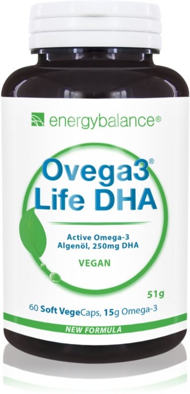 EnergyBalance Ovega3 DHA Algenöl Kapseln mit essenziellen Fettsäuren 60 KAP