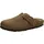 ROHDE Clog Leder Pantolette robust klassisch Schnalle Alba 6071, Größe:40 EU, Farbe:Mehrfarbig - Braun - 40