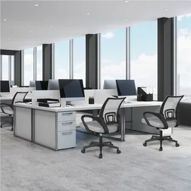 Yaheetech Drehstuhl Mesh Grau