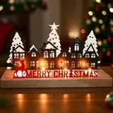 Advent Kerzenhalter, Adventskranz Teelichthalter, Kerzenhalter Adventskranz Metall mit Holz Haltern, Adventsgesteck Länglich, Kerzenständer Weihnachten, Weihnachtsdeko Tisch Adventsdeko