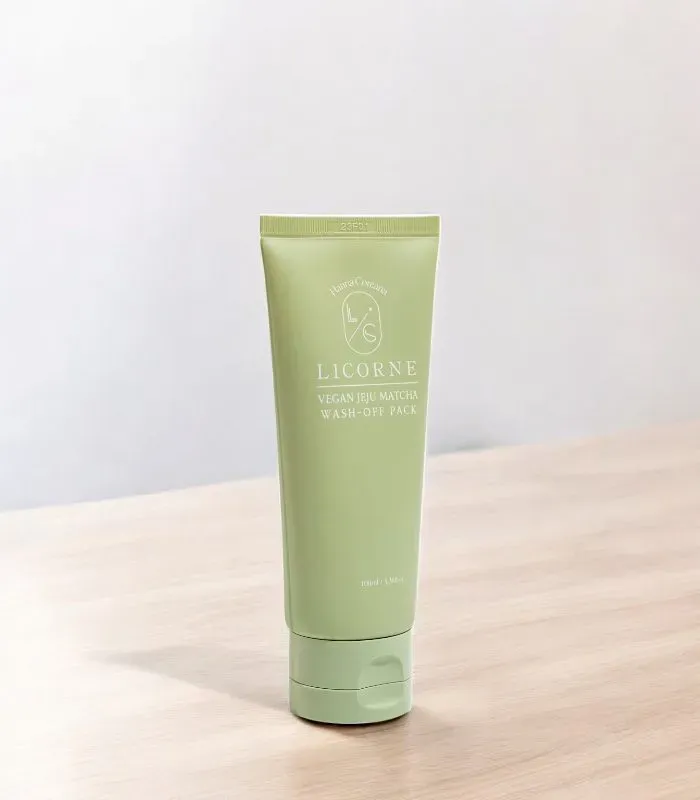 Licorne Vegan Matcha Wash-Off Pack – pflegende Wash-Off Maske 100ml