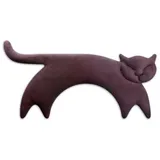 Körnerkissen | Die Katze Clara Bio Aubergine