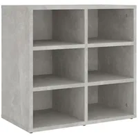 VidaXL Schuhregal Betongrau 52,5x30x50 cm