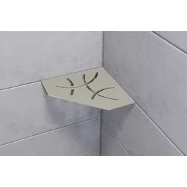 Schlüter Systems SHELF-E-S2 Wand-Ablagesystem Curve Aluminium grau