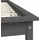 vidaXL Massivholzbett 180 x 200 cm Grau