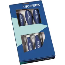 tecwerk Schraubendrehersatz 7-tlg. TORX® Mehrkomponentengriffe Rundkl.