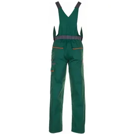 Planam Visline Latzhose grün/orange/schiefer