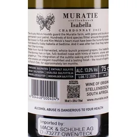 Muratie Isabella Chardonnay 2024 0,75 l