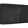 Rauch Drehtürenschrank Montclar 350 x 223 x 60 cm Schwarz