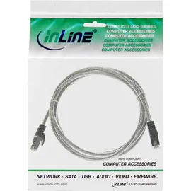 InLine InLine® Patchkabel, SF/UTP, Cat.5e, transparent, 1,5m