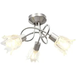 vidaXL Deckenleuchte Glas-Lampenschirme für 3 E14 Glühlampen